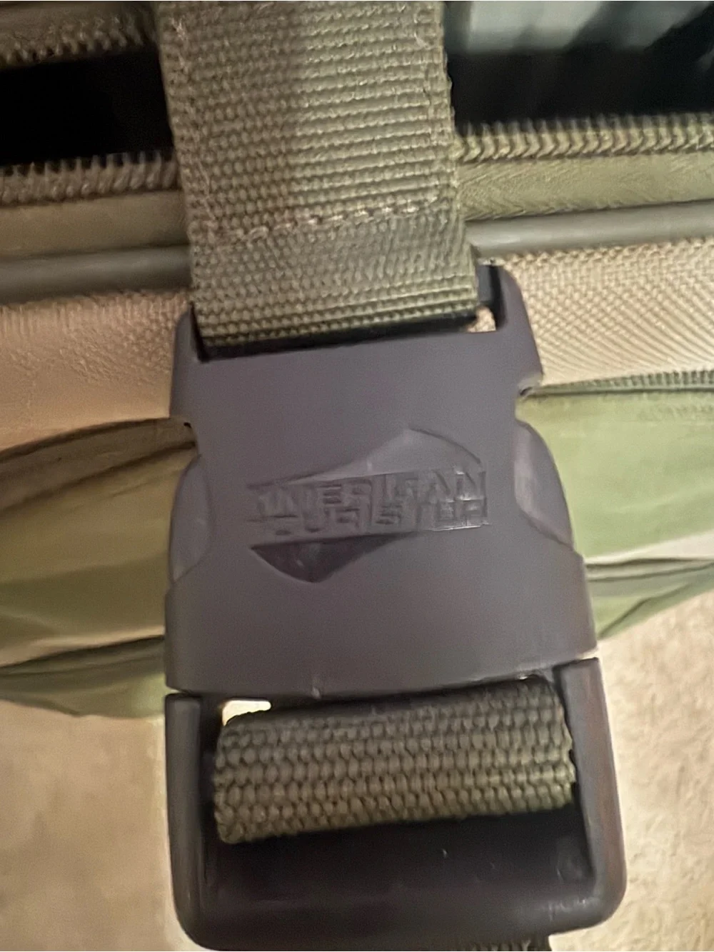 American Tourister Olive Green and Beige Soft-Sided Men’s Carry-On